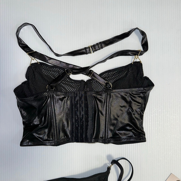 Dreamgirl Lingerie Women’s 2 Piece Set Small Black NEW TAGS NOT ATTACHED NWOT - Picture 10 of 10